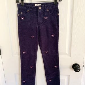NWT Vineyard Vines holiday blue corduroy pants sz 8